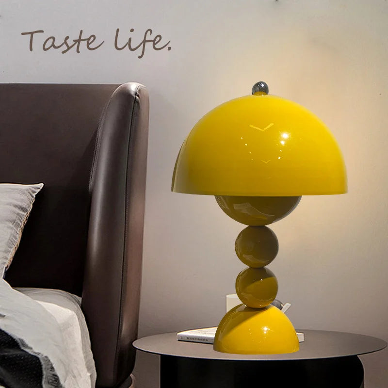 Nordic LED Flowers Table Lamp USB Dimmable Night Light for Bedroom Bedside Desk Lighting Home Living Room Decor